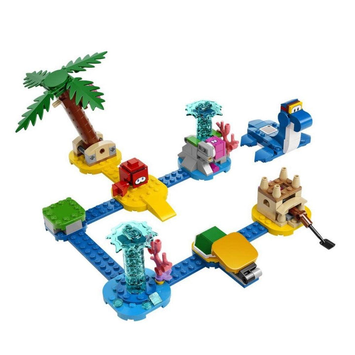 לגו סופר מריו 71398 חוף הים של דורי ערכת הרחבה | LEGO 71398 Dorrie’s Beachfront Expansion Set | הרכבות | פלאנט איקס | Planet X