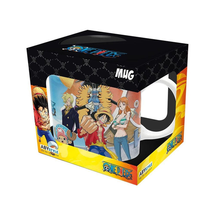 ספל הצוות של לופי וואן פיס 320 מ"ל | Luffy's crew One Piece Mug | ספלים וכוסות | פלאנט איקס | Planet X