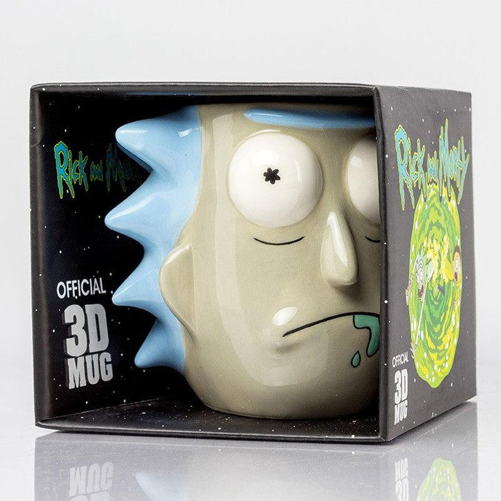 ריק ספל תלת מימד 500 מ"ל ריק ומורטי | Rick Sanchez 3D Mug Rick And Morty | ספלים וכוסות | פלאנט איקס | Planet X