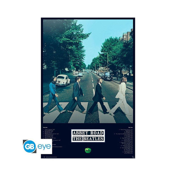 פוסטר הביטלס אלבום אבי רוד | The Beatles Abbey Road Tracks Poster | פוסטרים | פלאנט איקס | Planet X