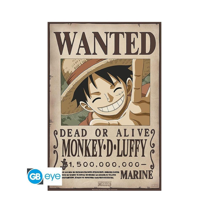 זוג פוסטרים מאנקי די לופי ופורטוגאס די אייס מבוקשים וואן פיס | Wanted Luffy And Ace One Piece Poster Set | פוסטרים | פלאנט איקס | Planet X